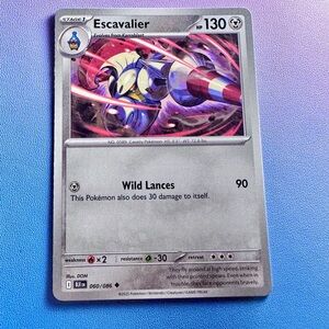 escavalier - 060/086 (common) — pokemon: black bolt